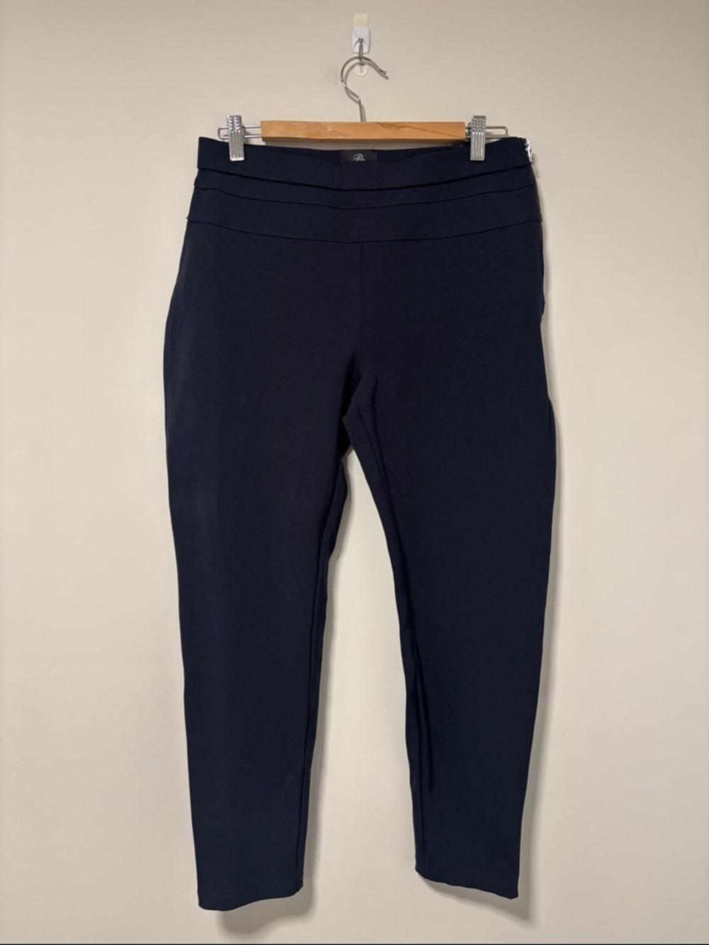Pink Tartan Navy Slim Ankle Pant